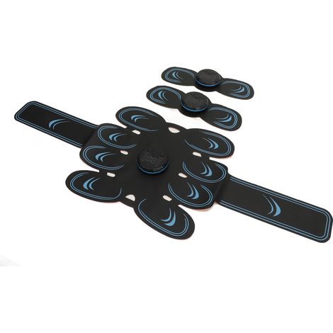 Appareil de stimulation abdominale, tonificateur musculaire, ceinture abdominale de tonification portable, équipement d'entraînement pour sculpter les abdominaux (1/5)