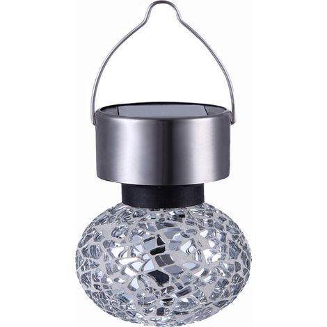 Mosaik Solarleuchte - LED Gartenlaterne zum Aufhängen