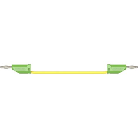 Schützinger MFK 15 / 1 / 25 / GNGE Cavo di misura 25 cm Verde-Giallo 1 pz.