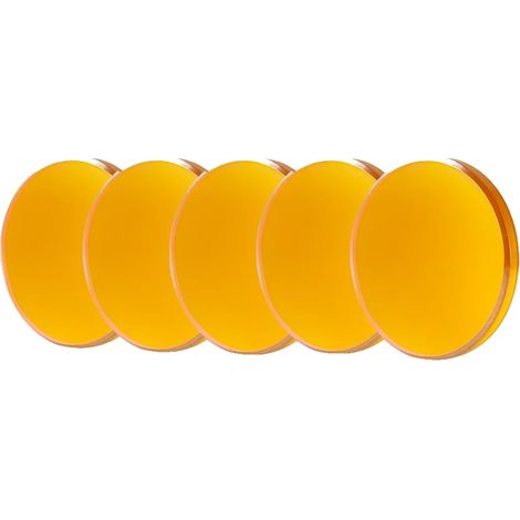 Lente de enfoque, CVD ZnSe USA, forma de menisco, 5 unidades, China PVD, 63,5 mm, 20 mm (1/2)