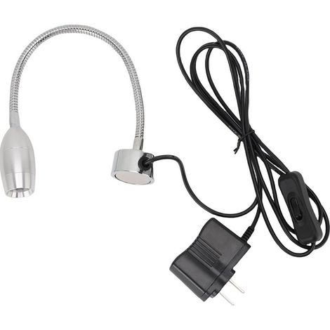 Lampe de travail magnétique LED, Machine avec Base Flexible à col de cygne, pour tour, banc de couture, gril, éclairage industriel (1/5)