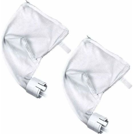 Lot de 2 sacs filtrants zippés de rechange pour nettoyeur de piscine Polaris 360 380 (1/4)
