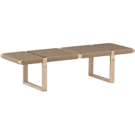 Banc Design en Rotin "Angon" 140cm Naturel (1/5)