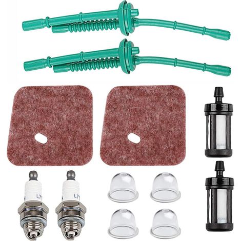 Fuel line air filter priming kit compatible with Stihl FS38 FS45 FS45C FS45L FS46 FS46C FS55 FS55C FS55R (1/5)
