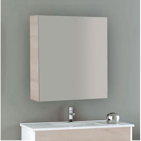 Spiegelschrank für ALLSTONE-Möbel 9 verfügbare Farben und 4 Größen Cremefarben 60 cm (1/3)