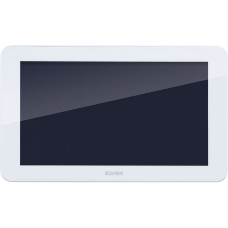 Vimar K40947 Monitor Touch Screen Vivavoce Wi-Fi per Kit Videocitofono Smart, Alimentatore con Spine Intercambiabili Standard Europeo, British, Americano ed Australiano, Bianco (1/5)