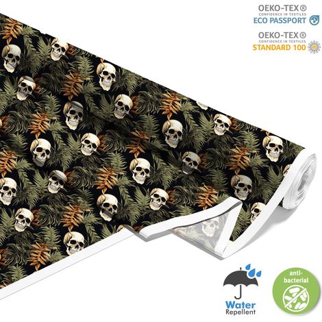 TESSUTI DECORATIVI PER ESTERNI OXFORD - Motivo Teschio I DX4976 (1/5)