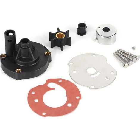 Reparatursatz für Wasserpumpenlaufrad für Evinrude Johnson OMC 5,5, 6 und 7,5 PS Außenbordmotoren (Teilenummer 763758, 778166) – Kfz-Ersatzteil (1/4)
