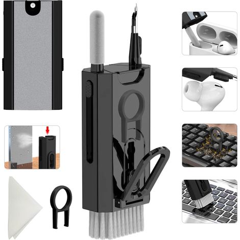 8-in-1 Elektronik-Reinigungsset – Tastatur-Reinigungsset, Laptop-Reinigungsset, Elektronik-Reinigungsset für AirPods Pro/Laptop/Smartphone