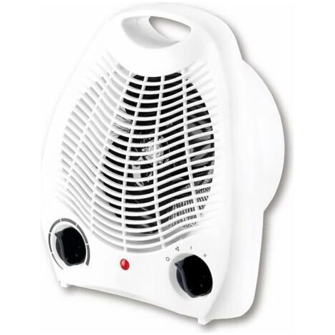 Radiateur soufflant électrique ,Réchaud électrique,1000W / 2000W , Thermo Convecteur à Air Chaud 2 Pouvoirs Bouton Intuitif, Silencieux, Portable