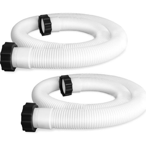 Tuyau Pompe Piscine Hors Sol - Diamètre 38 mm - Longueur 150 cm - Pour Système Filtration Eau Salée - 2 Pièces (1/4)