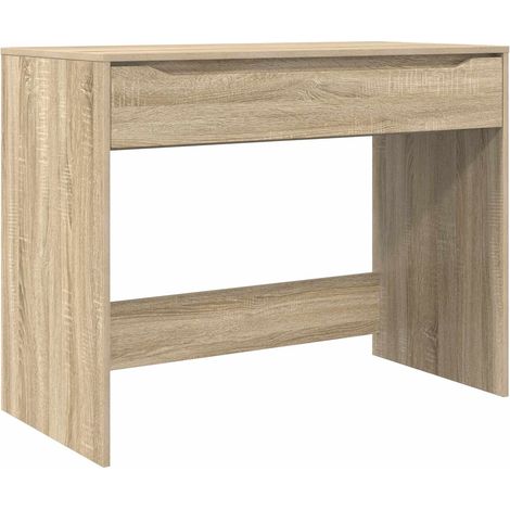 Desk with Drawer Sonoma Oak 100 x 50 x 78 cm Engineered Wood vidaXL