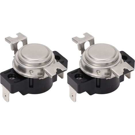2 Pièces Contacteurs Thermostatiques Sensibles Auto KSD302R Lamelle Bimétallique Interrupteur Régulation 250V 25A Plastique Céramique (1/5)