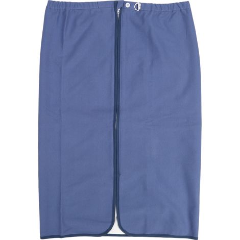 Couverture anti-fuite adulte imperméable lavable coton bleu foncé, alèse absorbante jetable pour incontinence, taille unique avec fermeture éclair, réutilisable pour lit médicalisé. (1/5)