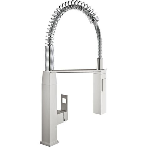Grohe Eurocube Spültischmischer DN 15, Supersteel (31395DC0)