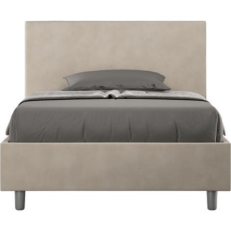 Letto 1 Piazza e Mezzo 120x200 cm Senza Rete Adele Sabbia (1/4)