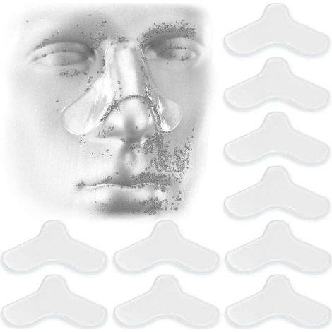 10 Pack Nasal Pads For Cpap Mask - Cpap Nose Pads - Cpap Supplies For Cpap Machine (1/5)