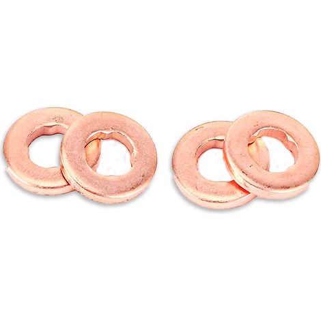 4 joints pour Vis banjos de tuyau graissage huile turbo 1,6 hdi