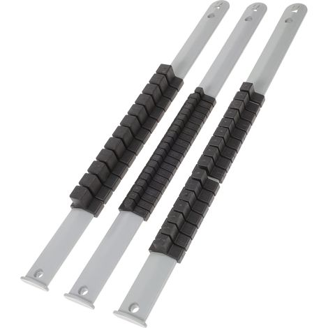 Organisateur de Rails de Douilles 3 Pièces Plastique 1/4 3/8 1/2 Atelier, Coffrets Clips Nombreux, Capacité Élevée, Style Professionnel pour Mécaniciens (1/5)