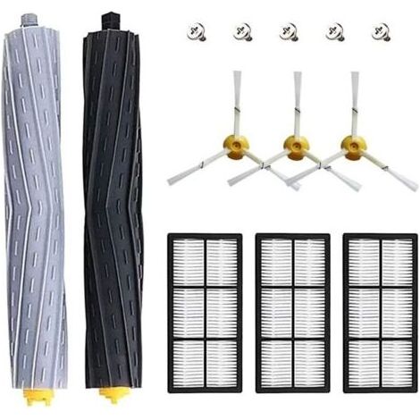 Pièces Accessoires pour iRobot Roomba 800 805 860 861 865 866 870 871 876 880 885 886 890 895 896 900 960 966 980, Remplaçant Filtres et Brosses Kit pour Aspirateur Robot - 13in1 (1/4)