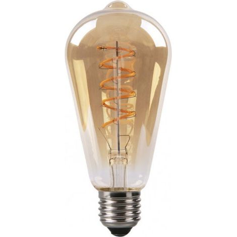 Bulb Filamen.spiral Vert.pebetero 14x6,5d 4w 250lm E27 Ambar 2200k - Bulb Filamen.spiral Vert.pebetero 14x6,5d 4w 250lm E27 Ambar 2200k