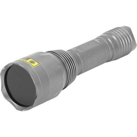 Lampe torche UV portable avec boîtier en alliage d'aluminium, LED 365 nm, lumière noire pour la détection de faux documents (1/5)