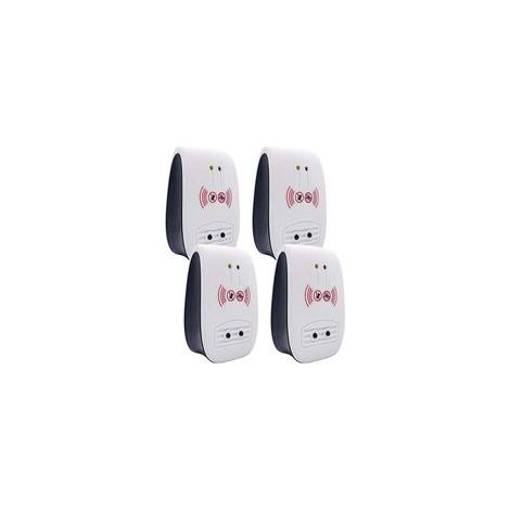 Répulsif à ultrasons électronique pour insectes et rongeurs – Technologie ultrasonique et électromagnétique – Zone de couverture 1530 m²
