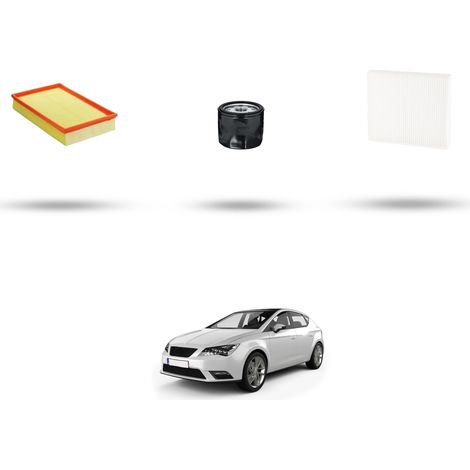 Kit tagliando 3 filtri compatibile con Seat Leon III 1.5 TGI 96kw Dal 2018 (1/4)