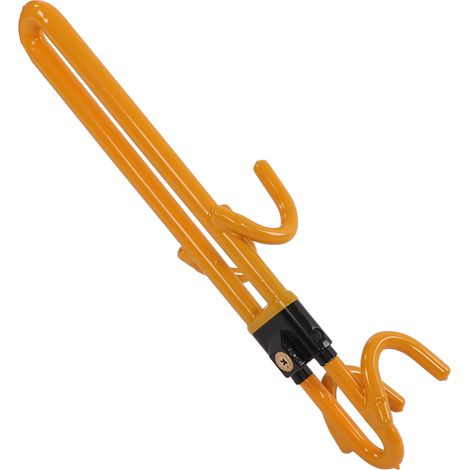 Antivol Volant Universel Crochets Jumeaux Verrouillage Anti-Vol pour Voitures Camions Fourgons (1/5)