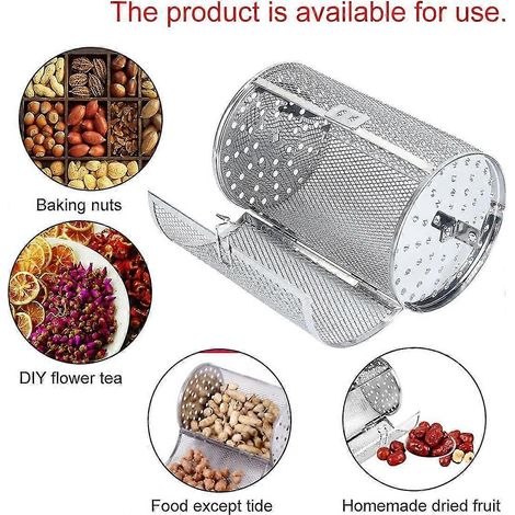 Panier à griller en acier inoxydable pour four avec grille intégrée (1/5)