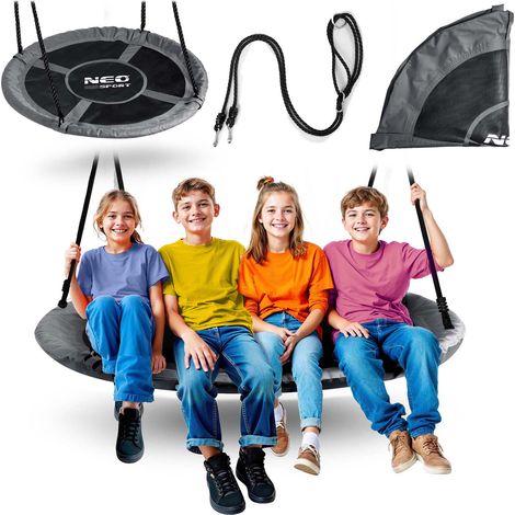 Balançoire Neo-Sport Swingo 120 cm, type nid-de-pie (1/5)