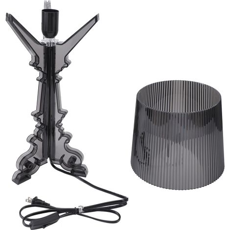 Lampe de chevet en acrylique Transparent, Style Baroco contemporain, lampe de bureau de lecture, Table de chevet pour salon, chambre à coucher, bureau