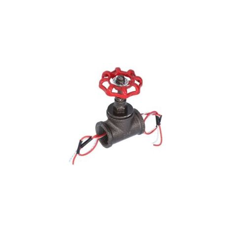 QORVA-Interrupteur rotatif vintage 3/4 pouces – Avec fil électrique pour lampes Steampunk – Pour éclairage de plomberie et tuyaux