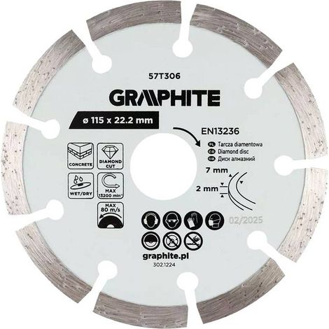 DISCO DIAMANTATO ø 115 mm - foro 22,2 mm