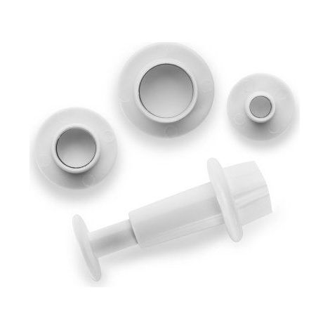 Ibili tagliabiscotti argento acciaio inox 3 pezzi