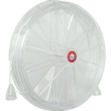La Ventilazione AE200 Aeratore termico per finestre funicelle di apertura e chiusura aria, diametro 210 mm, Trasparente Similvetro (1/5)