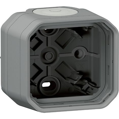 Legrand – Boîtier de protection pour prise électrique – 2 embouts à membrane – 1 poste – Sable – Pour chantiers humides