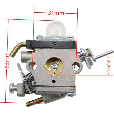 Carburateur de rechange H129-1c pour tondeuses – Compatible avec débroussailleuses WYL-229, WYL-229-1 – Réf. 909-230 – Mélange air/carburant haute précision, commande des gaz, puissance régulière. (1/5)