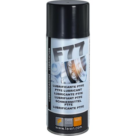 F77 lubrificante grasso ptfe teflon spray 400ml professionale bomboletta (1/3)