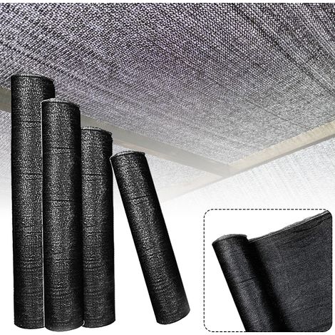 AUFUN Tissu d'ombrage Pare-vue pour jardin, terrain de sport, clôture & balustrade de balcon Résistant aux UV, résistant au vent(Anthracite, 1.2X10M) (1/5)