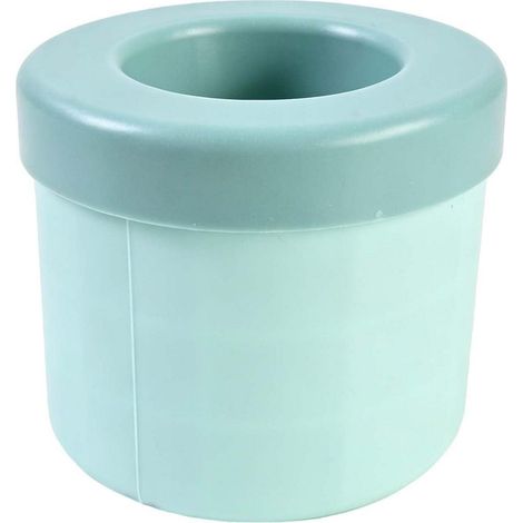 Mini Eiswürfelform Silikon mit Deckel für 40 Eiswürfel, blau