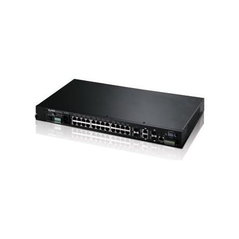 Zyxel MGS-3712 Géré L2 Gigabit Ethernet (10/100/1000) 1U Noir