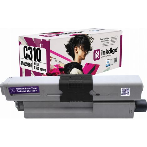 Toner Inkdigo 44469803 compatibile con OKI C310DN MC351DN C510DN C530DN certificato TÜV (1/5)