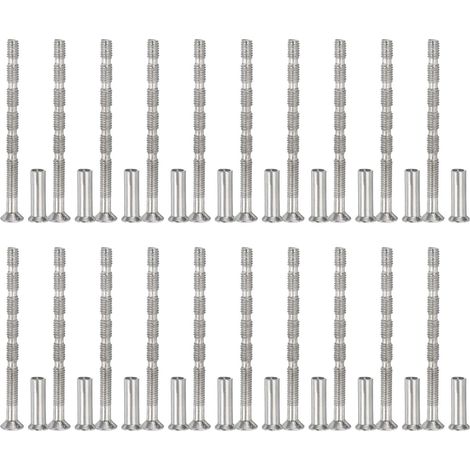 20 Jeu De Vis À Rupture Vis Pour Poignée De Meuble M4x55 (1/5)
