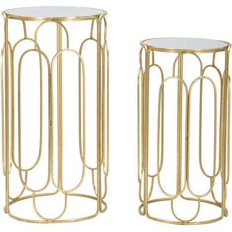 PLANT HOLDER ARTY SET 2 PCS ROUND CM Ø 36,5X70-31X60