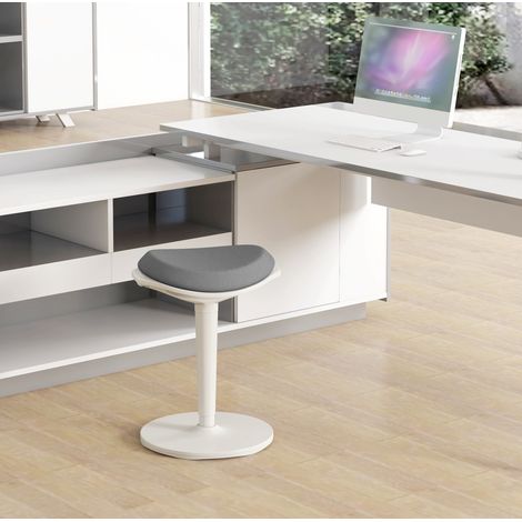 fauteuil bureau réglable ergonomique assise mesh gris OKMYHOME (1/4)