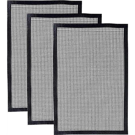 Grill mat, roast non-stick cooking grid is perfect for 3 rolls (40 x 33 cm) (1/4)