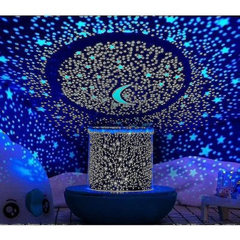 Avec télécommande projecteur d'étoiles LED et veilleuse pour enfants conçue par Timeblue (1/2)