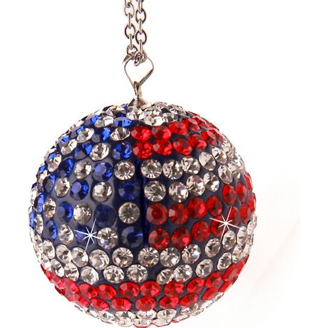 Pendentif Cristal - Boule Porte-Bonheur Pour Rétroviseur Auto - Décoration Intérieur Voiture - 1 Pièce (1/5)