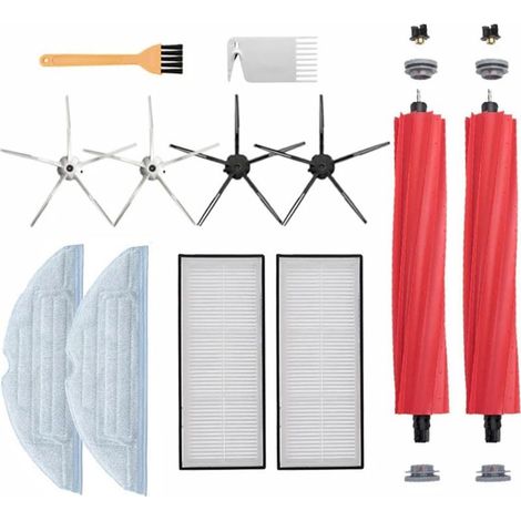 Accessoires Compatible avec Xiaomi Compatible avec Roborock S7 T7S T7S Plus S7Max s7MaxV Brosse de Rechange Filtre Hepa Vadrouilles Chiffons Aspirateur Pièces Accessoires (Color : 11pcs) (1/5)